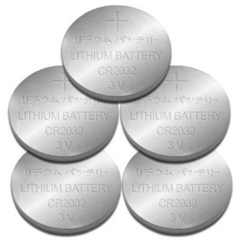 Pila de botón BRobotix – CR2032 – Litio – 5 Piezas – 350323