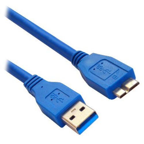 Cable BRobotix 364105 – USB 3.0 a USB Micro B – Macho/Macho – 60 cm – Azul – 364105