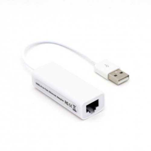 Convertidor BRobotix 497592 – USB V2.0 a RJ45 – Macho-Hembra – Blanco – 497592