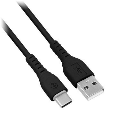 Cable USB-C BRobotix 6001776 – 1 m – Negro – 6001776
