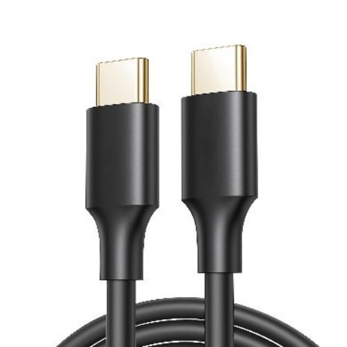 Cable USB-C BRobotix 6006054 – 1m – Negro – 6006054