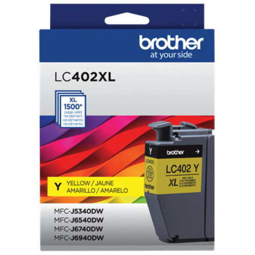 Cartucho de Tinta Brother LC402XL – Amarillo – LC402XLYS