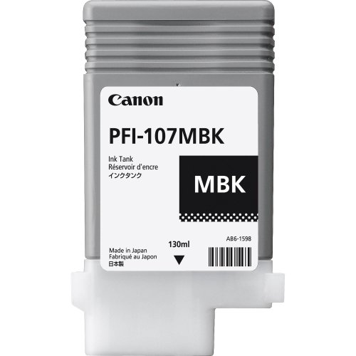 Tinta Canon PFI-107MBK – Negro Mate – 130ml – 6704B001