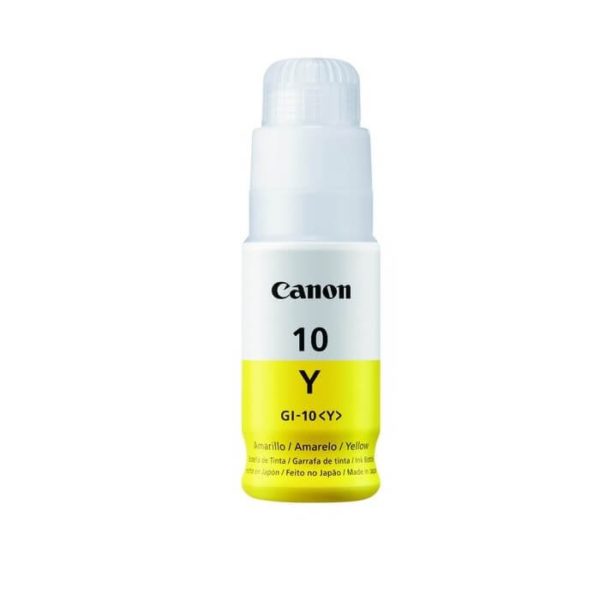 Botella de Tinta Canon GI-10Y - Amarillo - 70ML - 3393C001