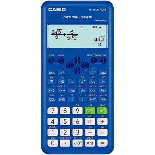 Calculadora Científica CASIO FX-82LAPLUS2 – 12 Dígitos – 252 Funciones – Azul – FX-82LAPLUS2-BU