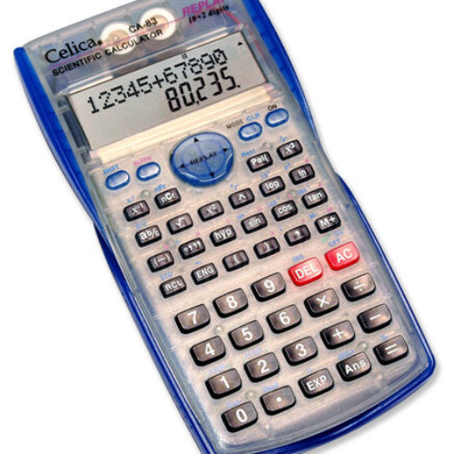 Calculadora Científica Celica CA-83 AZ – 10+2 Dígitos – 2 Líneas – 240 Funciones – Azul – CA-83 AZ