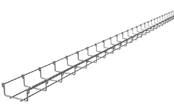 Charola Charofil - Tipo Malla - 33mm x 100mm x 3m - Acabado Electro Zinc - MG-50-421EZ