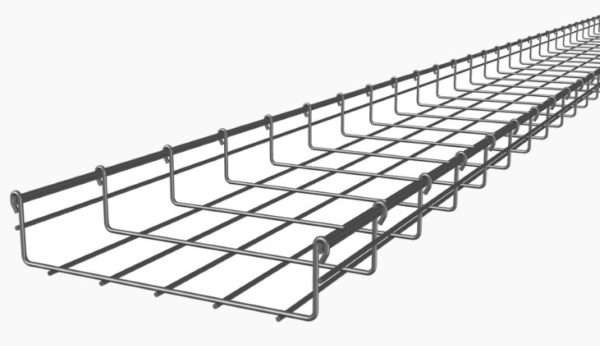 Charola Charofil - Tipo Malla - 66mm x 250mm x 3m - Acabado Electro Zinc - MG-50-434EZ
