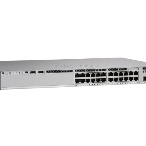 Switch Cisco Catalyst 9200L – 24 puertos – PoE+ – 4x Gigabit – No Gestionado – C9200L-24P-4X-E