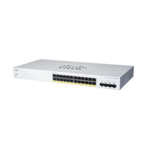 Switch Cisco CBS220-24FP-4G – 24 Puertos – RJ-45 – 4 Puertos SFP – CBS220-24FP-4G-NA