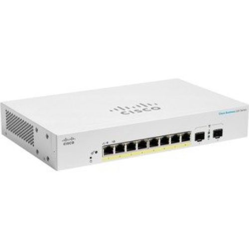 Switch Cisco CBS220 – 8 Puertos – Gigabit – PoE – 2 SFP – Gestionado – CBS220-8P-E-2G-NA
