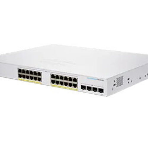 Switch Cisco Business 250 Series – 24 Puertos – Gigabit – 4 SFP – PoE+ – Gestionado – CBS250-24PP-4G-NA