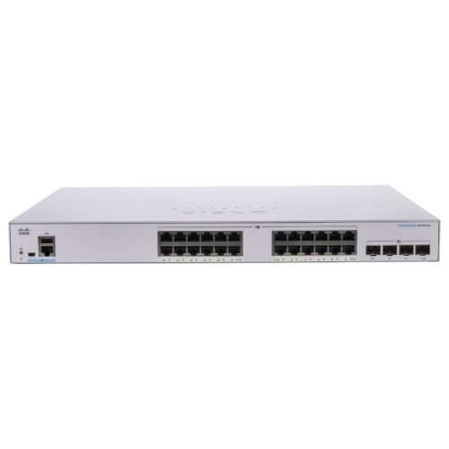 Switch Cisco Business 250-24T-4X – 24 Puertos – Gigabit – 4 SFP+ – Gestionado – CBS250-24T-4X-NA