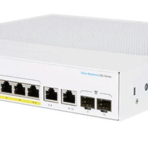 Switch Cisco Business 250 – 8 Puertos – Gigabit – 2 Combo – PoE – Gestionado – CBS250-8P-E-2G-NA