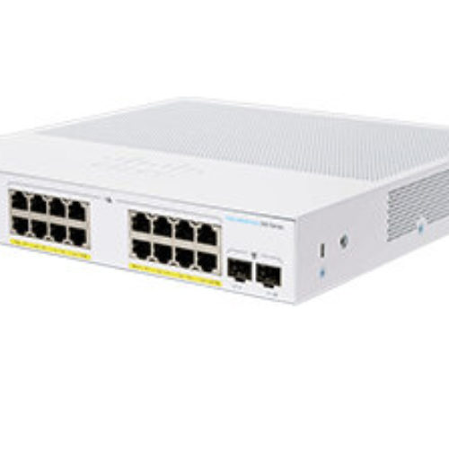 Switch Cisco CBS350-16P-2G – 16 Puertos – Gigabit – PoE+ – 2 SFP – Gestionado – CBS350-16P-2G-NA
