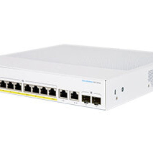 Switch Cisco Small Business Series 350 – 8 Puertos – Gigabit – 2 SFP – PoE – Gestionado – CBS350-8P-E-2G-NA