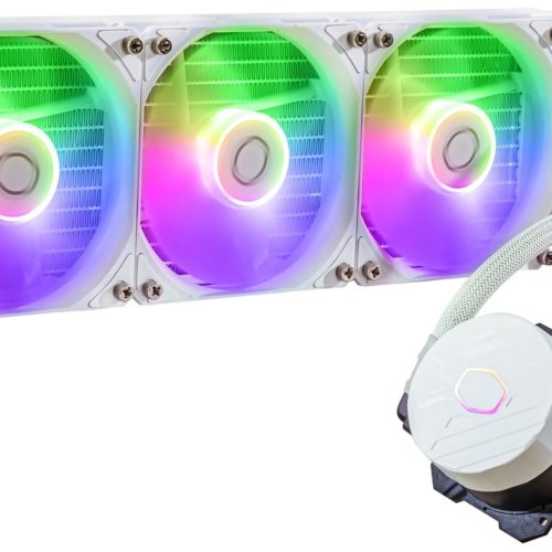 Enfriamiento Líquido Cooler Master MasterLiquid 360L Core ARGB White – 3x Ventiladores – 1750 RPM – MLW-D36M-A18PZ-RW