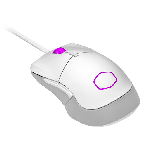Mouse Gamer Cooler Master MM310 – Alámbrico – 6 Botones – Blanco – MM-310-WWOL1