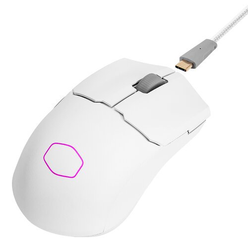 Mouse Gamer Cooler Master MM712 – Inalámbrico – 6 Botones – Blanco – MM-712-WWOH1