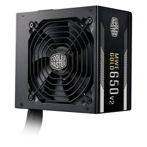 Fuente de Poder Cooler Master MWE Gold 650 V2 – 650W – ATX – 24 Pin – 8 SATA – 80 PLUS Gold – MPE-6501-ACAAG-U2