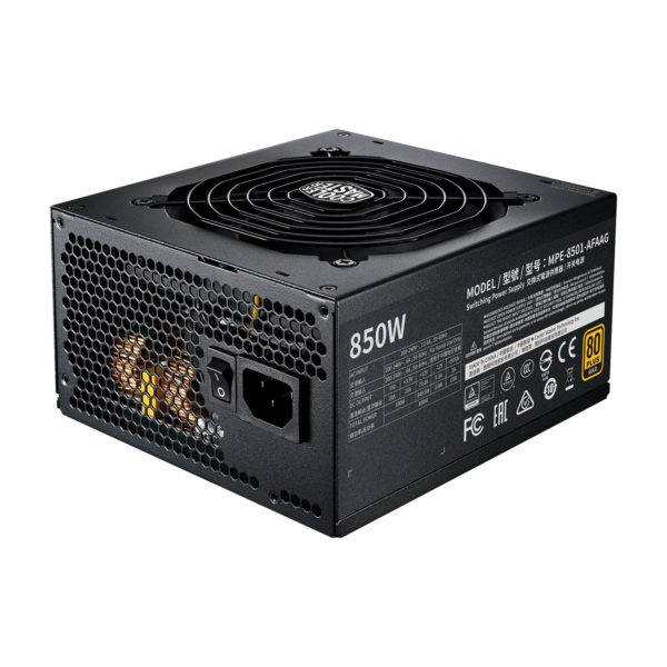 Fuente de Poder Cooler Master MWE GOLD 850 V2 - 850w - ATX - 20 + 4 Pines - SATA - MPE-8501-AFAAG-U2 - Imagen 4