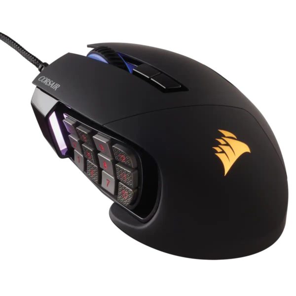 Mouse Gamer Corsair SCIMITAR PRO RGB - Alámbrico - 12 Botones - Diestro - RGB - CH-9304311-NA