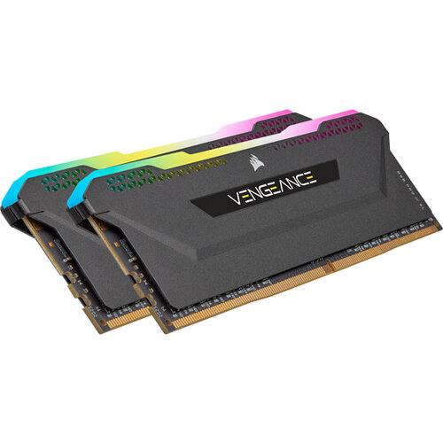 Memoria RAM Corsair VENGEANCE RGB PRO SL – DDR4 – 16GB (2x 8GB) – 3600MHz – DIMM – Para PC – CMH16GX4M2D3600C18