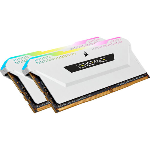Memoria RAM Corsair VENGEANCE RGB PRO SL – DDR4 – 16GB (2x 8GB) – 3600MHz – DIMM – Para PC – CMH16GX4M2D3600C18W