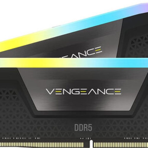 Memoria RAM Corsair VENGEANCE RGB – DDR5 – 32GB (2x16GB) – 5200MHz – DIMM- Para PC – CMH32GX5M2B5200C40
