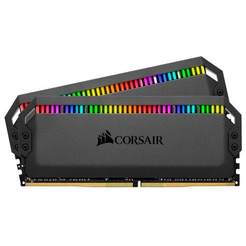 Memoria RAM Corsair Dominator Platinum RGB – DDR4 – 16GB (2x 8GB) – 3200MHz – DIMM – para PC – CMT16GX4M2C3200C16