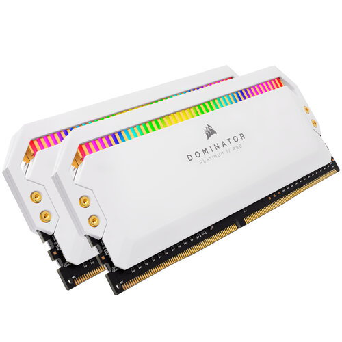 Memoria RAM Corsair DOMINATOR PLATINUM RGB – DDR4 – 16GB (2x8GB) – 3200MHz – DIMM – para PC – CMT16GX4M2C3200C16W