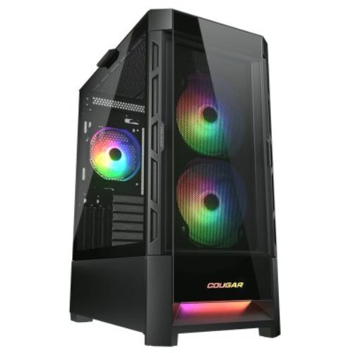 Gabinete Gamer COUGAR Duoface RGB – Media Torre – ATX/CEB/E-ATX/Micro ATX/Mini ITX – Panel Lateral – 385ZD10.0001