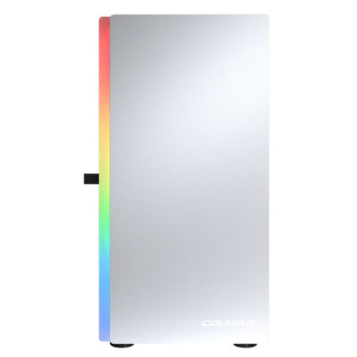 Gabiente Gamer COUGAR PURITY RGB – Mini Torre – Micro ATX/Mini-ITX – Panel Lateral – Blanco – 385PC40.0002