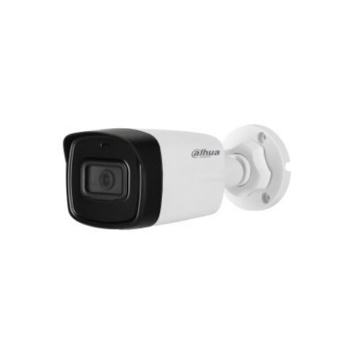 Cámara CCTV Dahua DH-HAC-HFW1500TLN-A-0280B-S2 – 5MP – Bala – Lente Fijo 2.8mm – IR 80M – Micrófono – DH-HAC-HFW1500TLN-A-0280B-S2