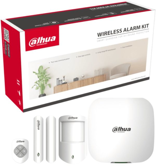 Kit de Alarma Dahua DHI-ART-ARC3000H-03-FW2 - Inalámbrico - Admite 150 Periféricos - 4G - Wi-Fi - Ethernet - DHI-ART-ARC3000H-03-FW2