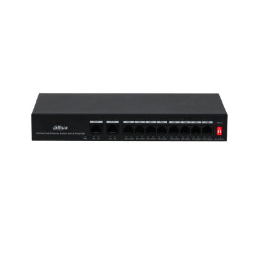 Switch Dahua PFS3010-8ET-65 – 10 Puertos – Fast Ethernet – DH-PFS3010-8ET-65