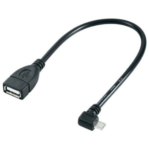 Adaptador USB BRobotix 097242 V2.0 – OTG – Micro B a USB A – 90º – 097242