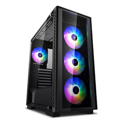 Gabinete Gamer DeepCool Matrexx 50 ADD-RGB 4F – Media Torre – ATX/EATX/Micro ATX/Mini-ITX – Panel Lateral – DP-ATX-MATREXX50-AR-4F-NE