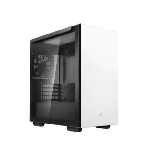 Gabinete Gamer Deepcool MACUBE 110 WH – Mini Torre – Micro ATX/Mini-ITX – Panel Lateral – Blanco – R-MACUBE110-WHNGM1N-G-1
