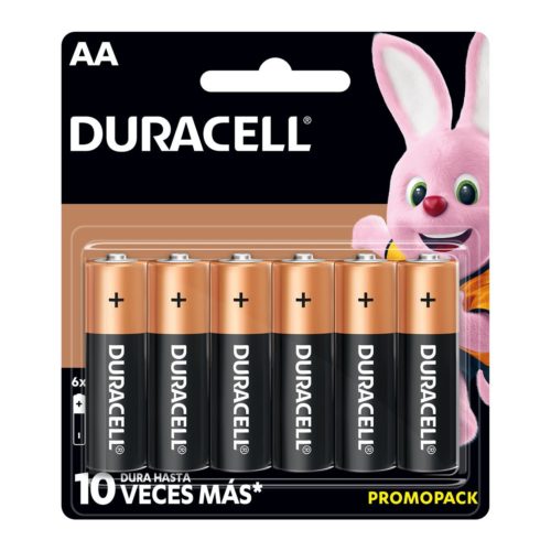 Pila DURACELL 41333900483 – AA – Alcalina – 6 Piezas – 41333900483