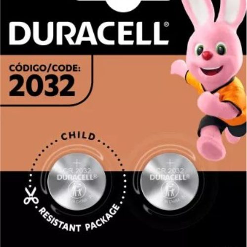 Pila de botón Duracell CR2032 – Litio – 2 Piezas – 5009886