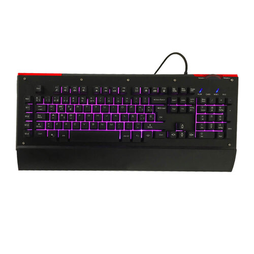 Teclado Gamer Eagle Warrior IRON – Alámbrico – LED – KGIRONY882EGW