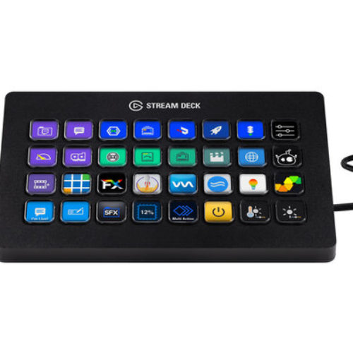 Teclado Elgato Stream Deck XL – 32 Teclas LCD Personalizables – USB 3.0 – 10GAT9901