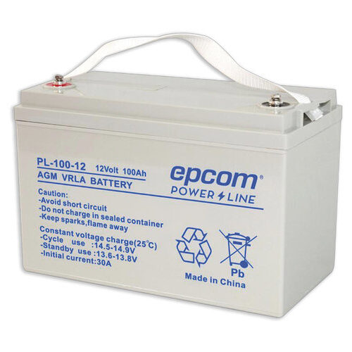 Batería de Reemplazo Epcom – 12V – PL-100-12