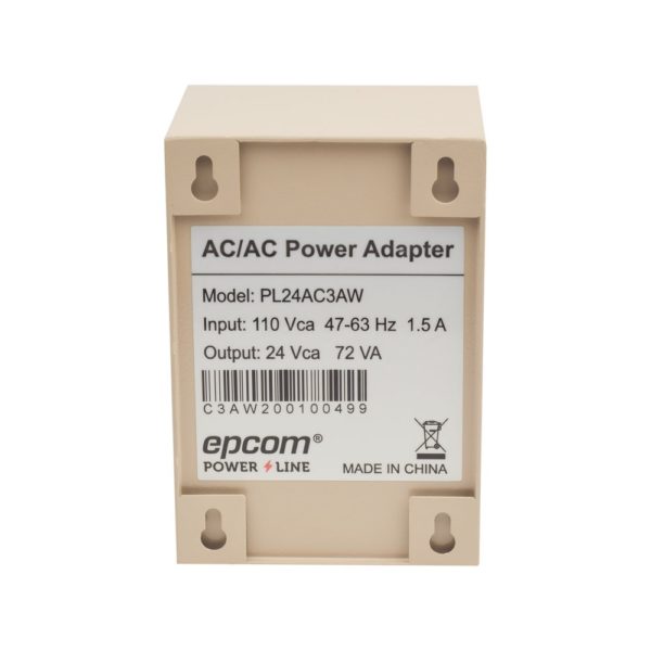 Fuente Epcom PL-24AC-3AW - 24Vca - 3A - Salida - Exterior  - PL-24AC-3AW - Imagen 3