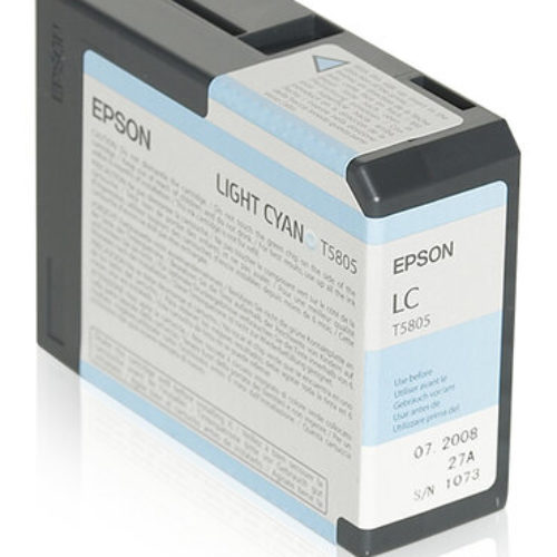 Tinta Epson T580 UltraChrome K3 – Cian Claro – 80ml – T580500