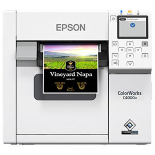 Impresora de Etiquetas Epson CW-C4000 – Inyección de Tinta – 4″/s – 4.25″ – USB – C31CK03101