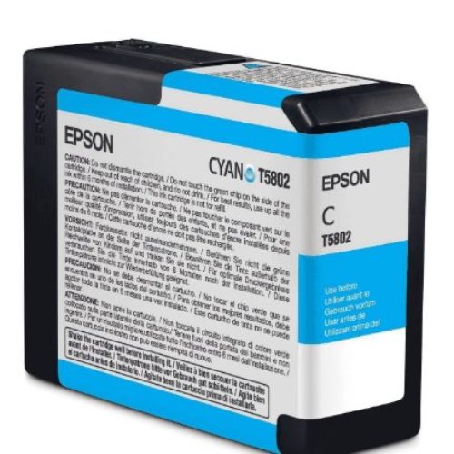 Tinta Epson T580 UltraChrome K3 – Cian Fotográfico – 80ml – T580200