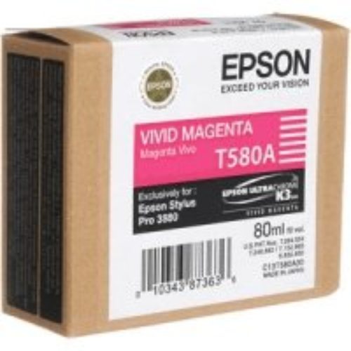 Tinta Epson t580A00 – Magenta Vivo – 80ml – T580A00