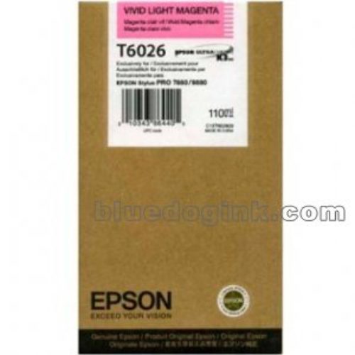 Tinta Epson T602 UltraChrome K3 – Magenta Vivo Claro – 110ml – T602600